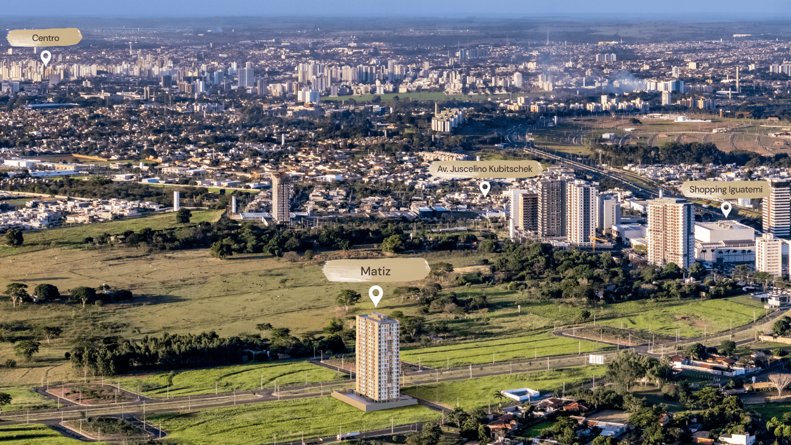 Localização do empreendimento Matiz by Hugo Fabbri em São José do Rio Preto
